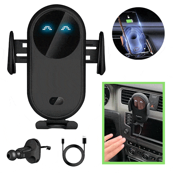 Безжично зарядно и поставка за телефон – Chargy