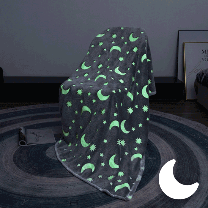 Магическо одеяло, което свети в тъмното- GlowBlanket