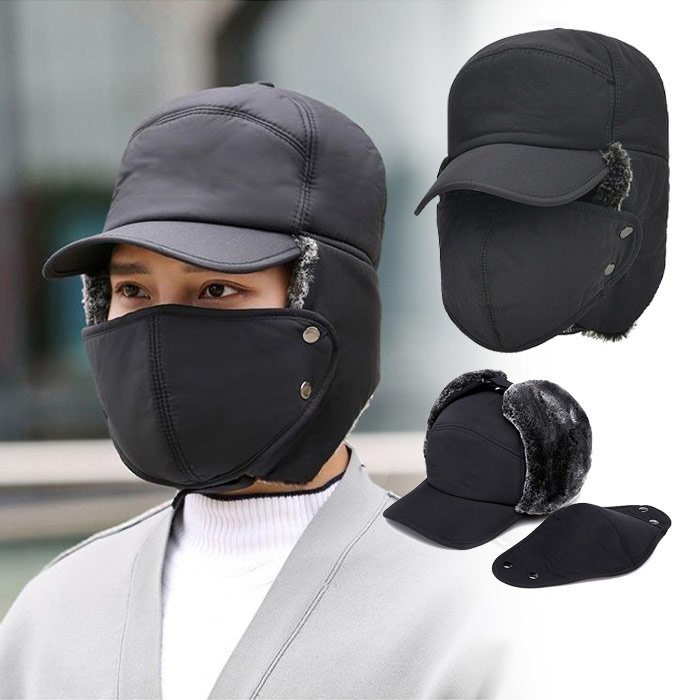 Топла зимна шапка с ушанки - Eskimo