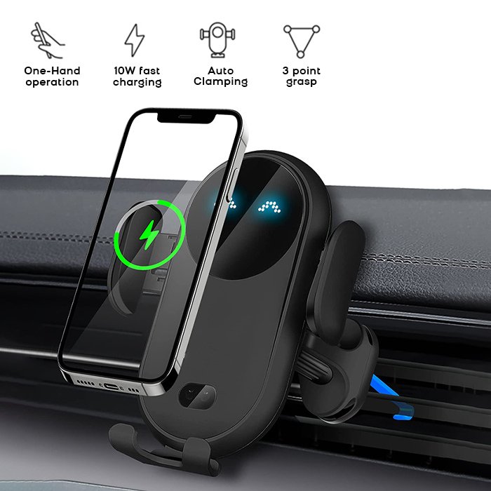 Безжично зарядно и поставка за телефон – Chargy