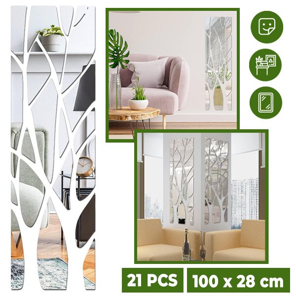 Декоративно стенно огледало - Treewally