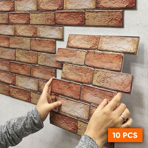 3D стикери за стена с имитация на тухли - Wallsticker