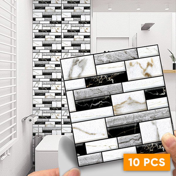 3D мраморни стикери за стена - Marmorsticker