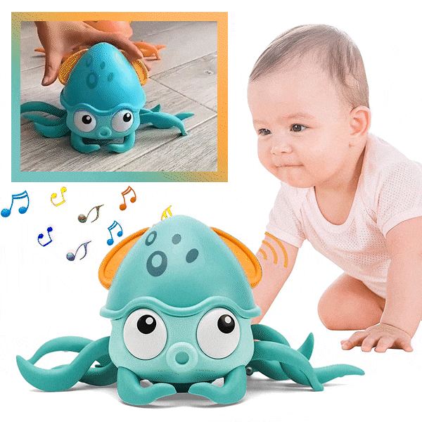 Крачеща интерактивна октопод играчка с музика и светлини - Octopusy