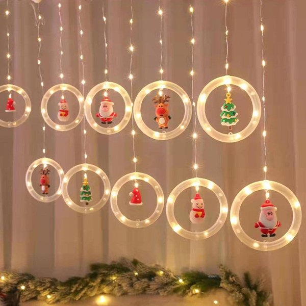 Коледни led пръстени, 3m - Santy