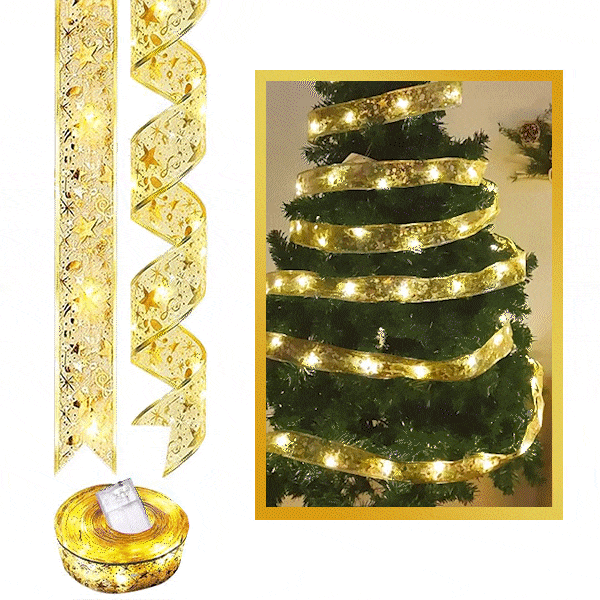 Коледни светещи ленти - Ribby