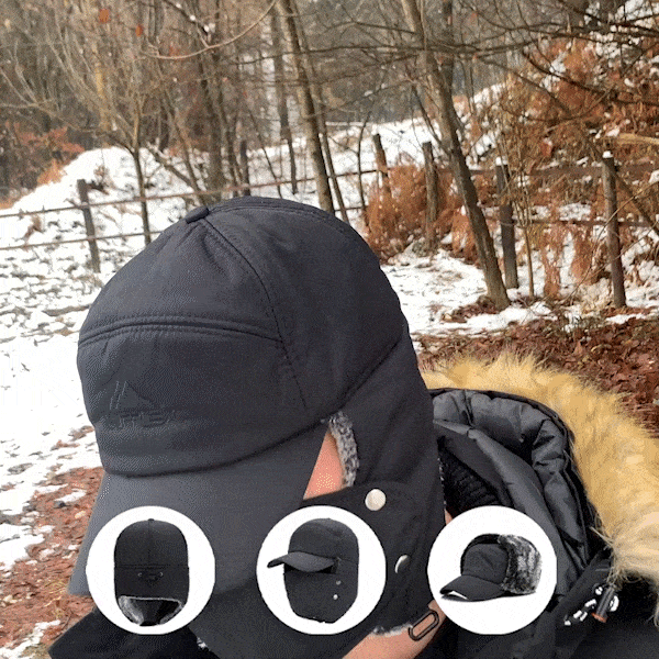 Топла зимна шапка с ушанки - Eskimo