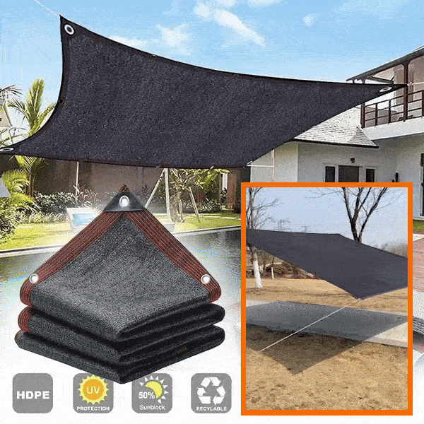 Защитна мрежа срещу слънце, 3 х 3 m - Shadenet