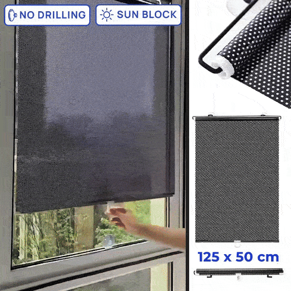 Ролетна щора за прозорци (125 x 50cm) - Shady