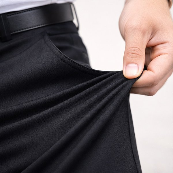 Мъжки еластични официални панталони – Stretchpants (Без гладене)